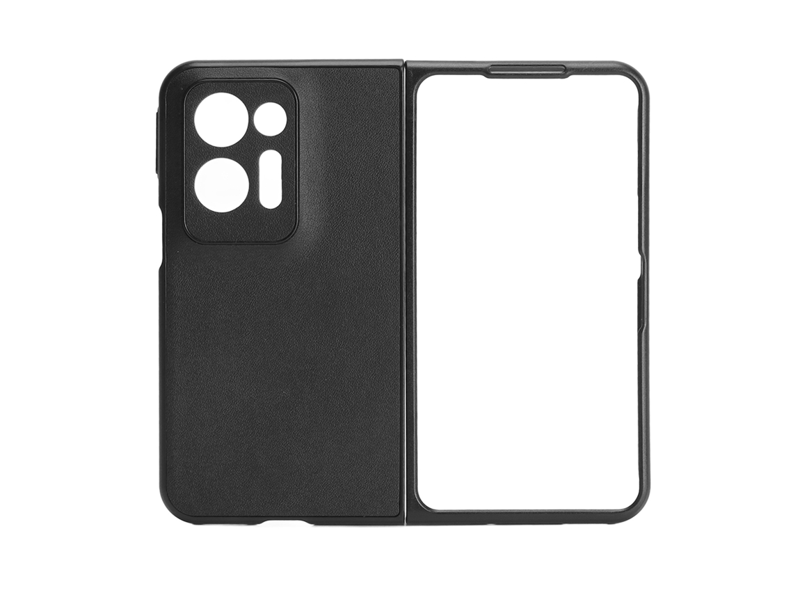 Capa De Couro Genuíno Para Find N2 Proteção Anti-queda Anti-impacto Slim Case