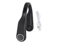 Ventilador De Cuello Con 3 Modos, Batería De 3600 Mah, Recargable Por Usb, Ángulo Ajustable, Silencioso, Ideal Para Viajes.