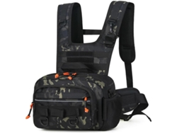 Soporte Multifuncional Para Cañas De Pescar, Bolsa De Pecho Para Guardar Señuelos, Equipo Molle