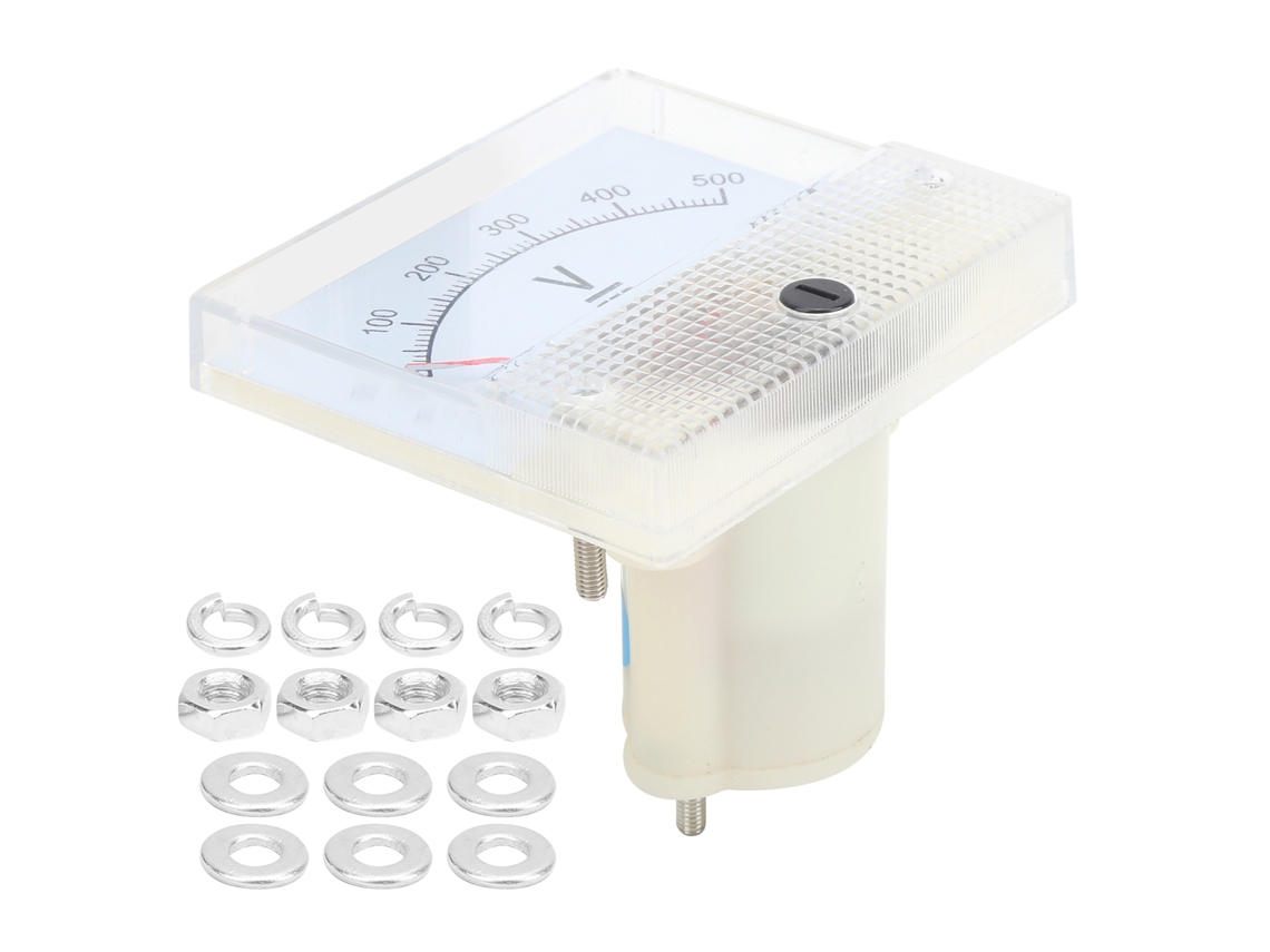 Voltímetro De Aguja Dc 85c1 De Alta Precisión Para Medición De Voltaje De 0 A 500 V.