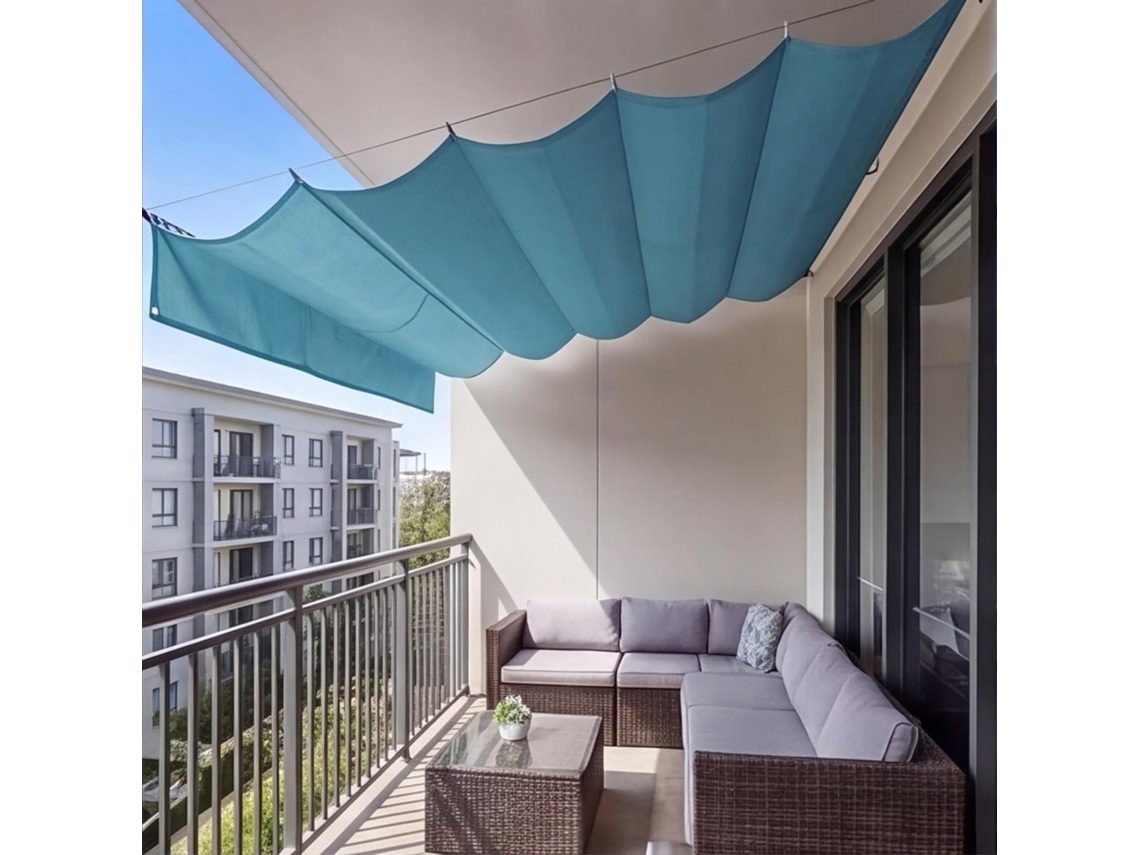 Toldo Retráctil De Ajustable , Impermeable 1,3 3,6