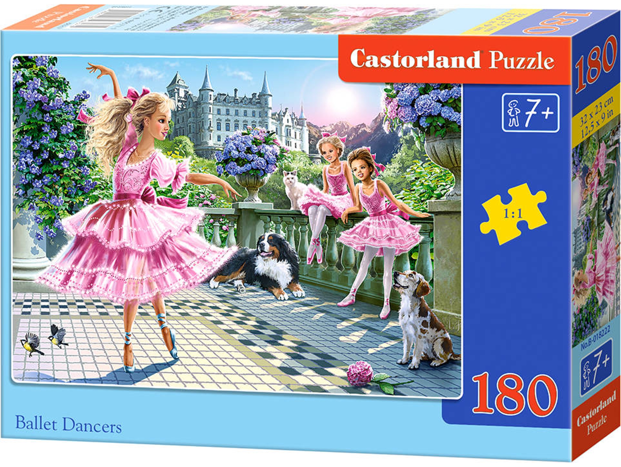 Puzzle CASTORLAND Ballet Dancers (180 Piezas)