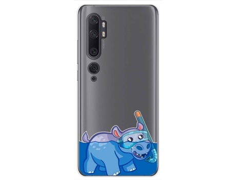 Carcasa Xiaomi Mi Note 10 TUMUNDOSMARTPHONE Dibujos Transparente Multicolor