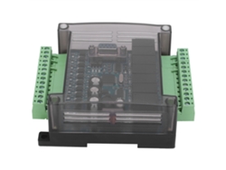 Placa de control industrial FX1N 20MR PLC con controlador programable de carcasa marrón