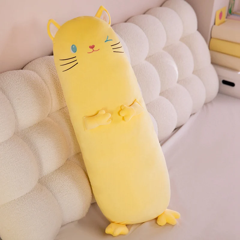 (95 Cm) Cojín Largo Para Sofá Con Forma De Cerdo/gato Capibara Adulto, Soporte Lumbar