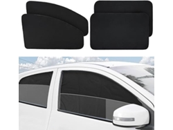 Protector solar para coche Siurn con protección antirreflejos y UVB (paquete de 4)