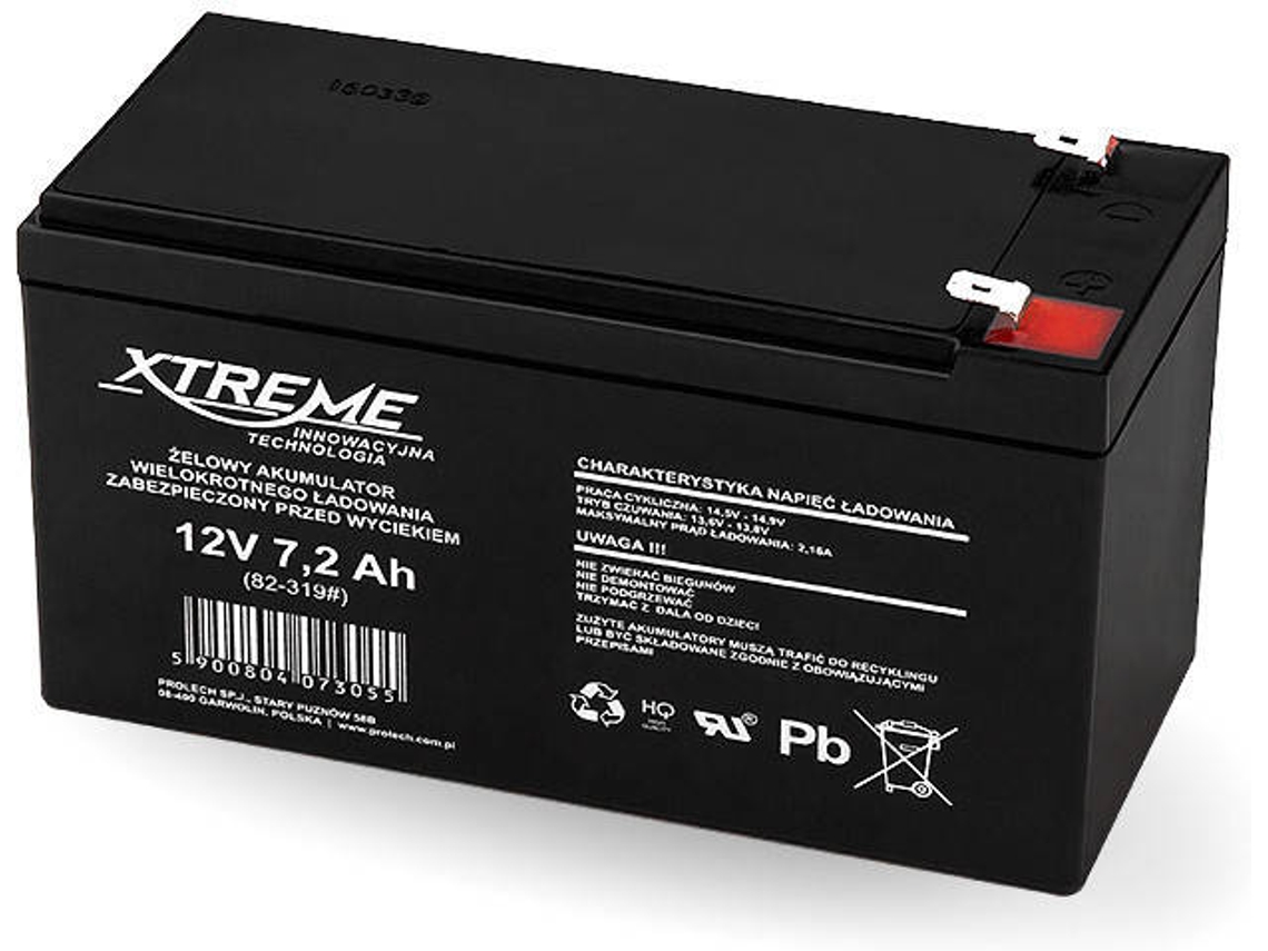 Batería de Plomo I2GO PRO Agm 12v 7.2Ah