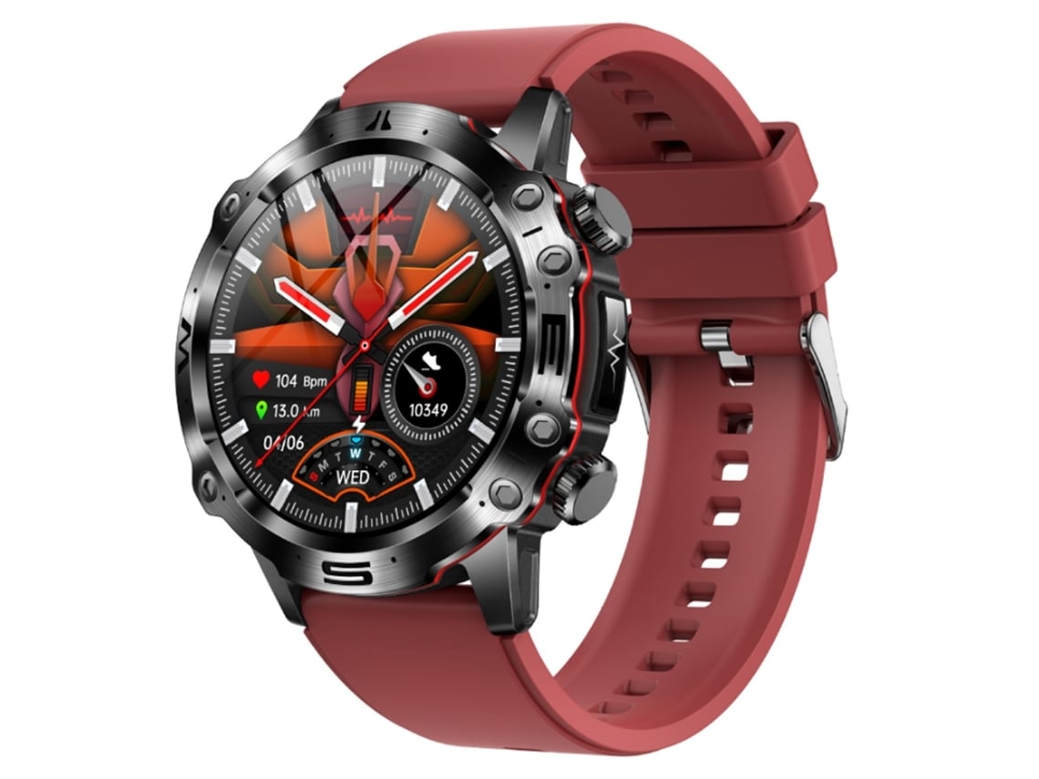 Reloj inteligente Yunzii 1.43 ECG, composición sanguínea, azúcar en sangre, IMC, función de grasa corporal, carcasa de aleación, Bluetooth, llamada SOS