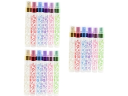 Juego De 3 Frascos De Perfume Reutilizables De Vidrio Esmerilado Con Pulverizador, 10 Ml (6 Piezas X 3)