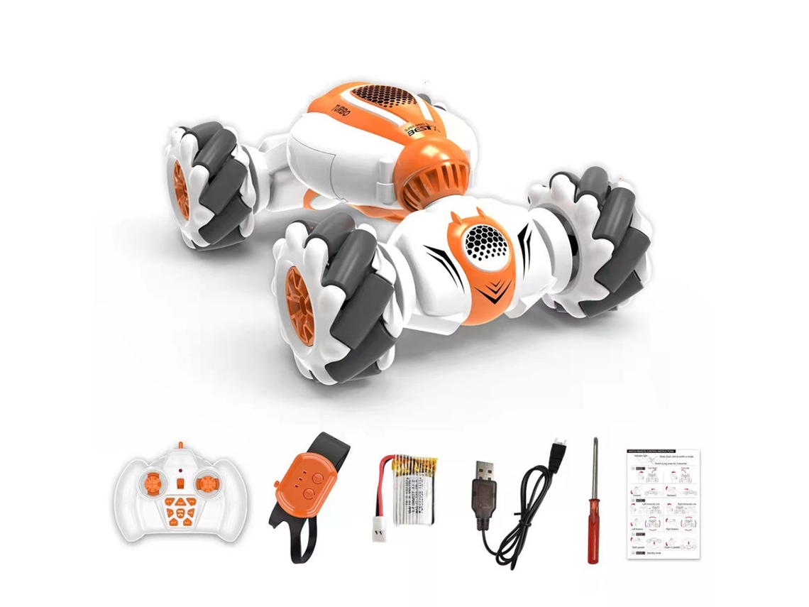 Juguete Teledirigido Coche acrobático, , sin reloj (naranja)