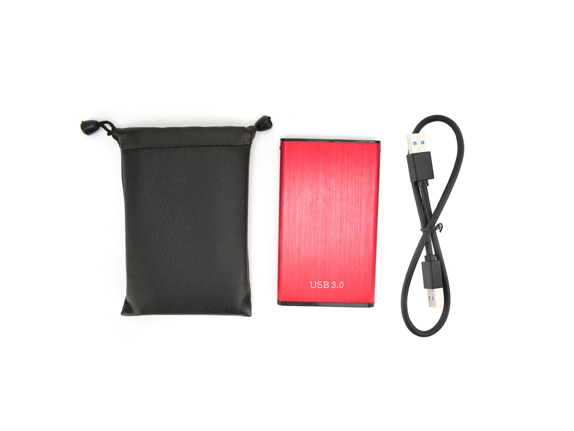 Disco Duro Externo Mecánico (2.5 Pulgadas Usb3.0) Rojo 320g