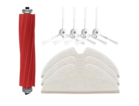 Kits de pano de esfregão com escova lateral para xiaomi roborock t8 robot