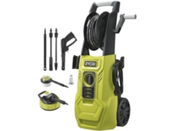 Limpador de alta pressão 2000 W 150 barras 450 L - flexível 8m, carretel, tanque de 0,9 L, lances (vario -turbo), escova rotativa
