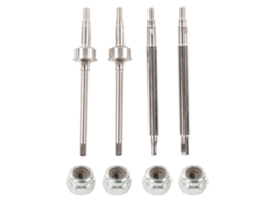 Eje De Transmisión Delantero Y Trasero Para Coche Rc Traxxas 1/18, Piezas Para Vehículos De Control Remoto, Color Plata.