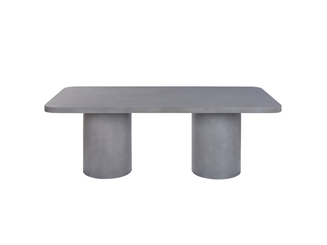 Mesa Comedor Hormigon Gris 200x100x74cm