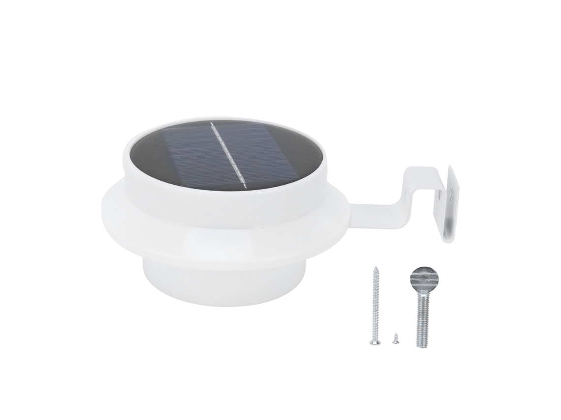 Lámpara Solar Para Vallas Con 13 Led, Resistente Al Agua (ip65), Luz Blanca, Para Caminos De Jardín Y Patios.