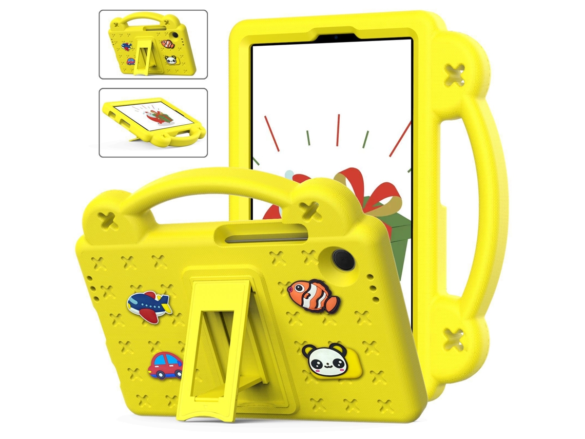 Capa Amarela Laptop Test Choque Para Tablet Lenovo Tab Tb-311/wifi 10.1 (2025)
