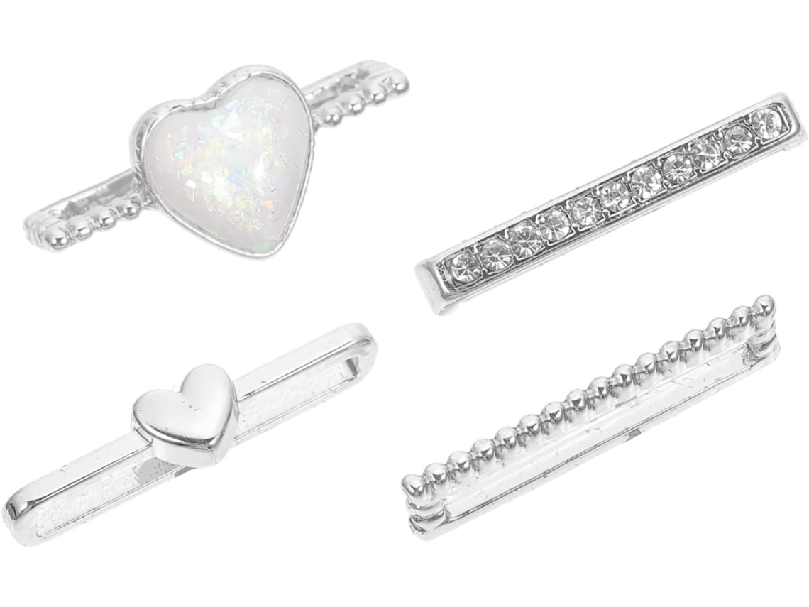 Juego de 4 anillos decorativos para correas de reloj, accesorios para relojes, anillos de repuesto, Gokoco