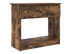 Mesa consola vidaxl madera procesada marrón (85,5x38,5x74,5 cm)
