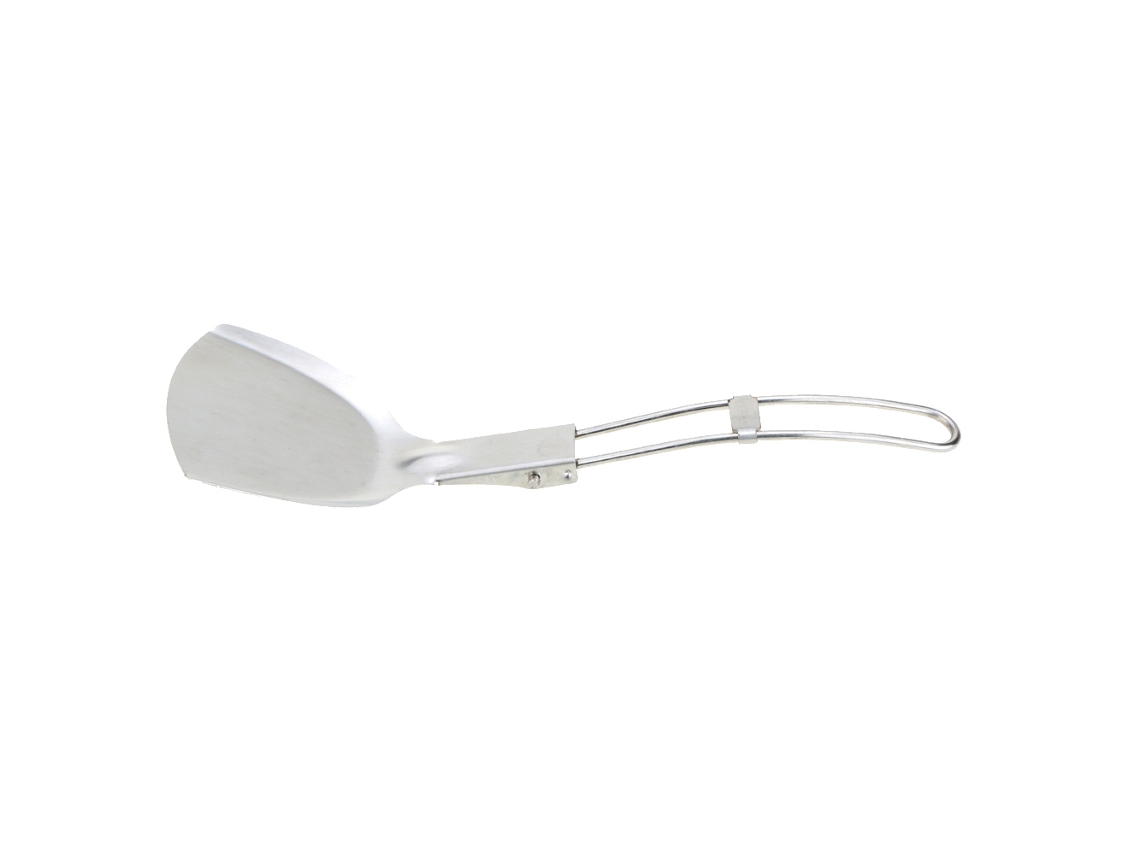 Pala plegable de acero inoxidable para cocina de camping