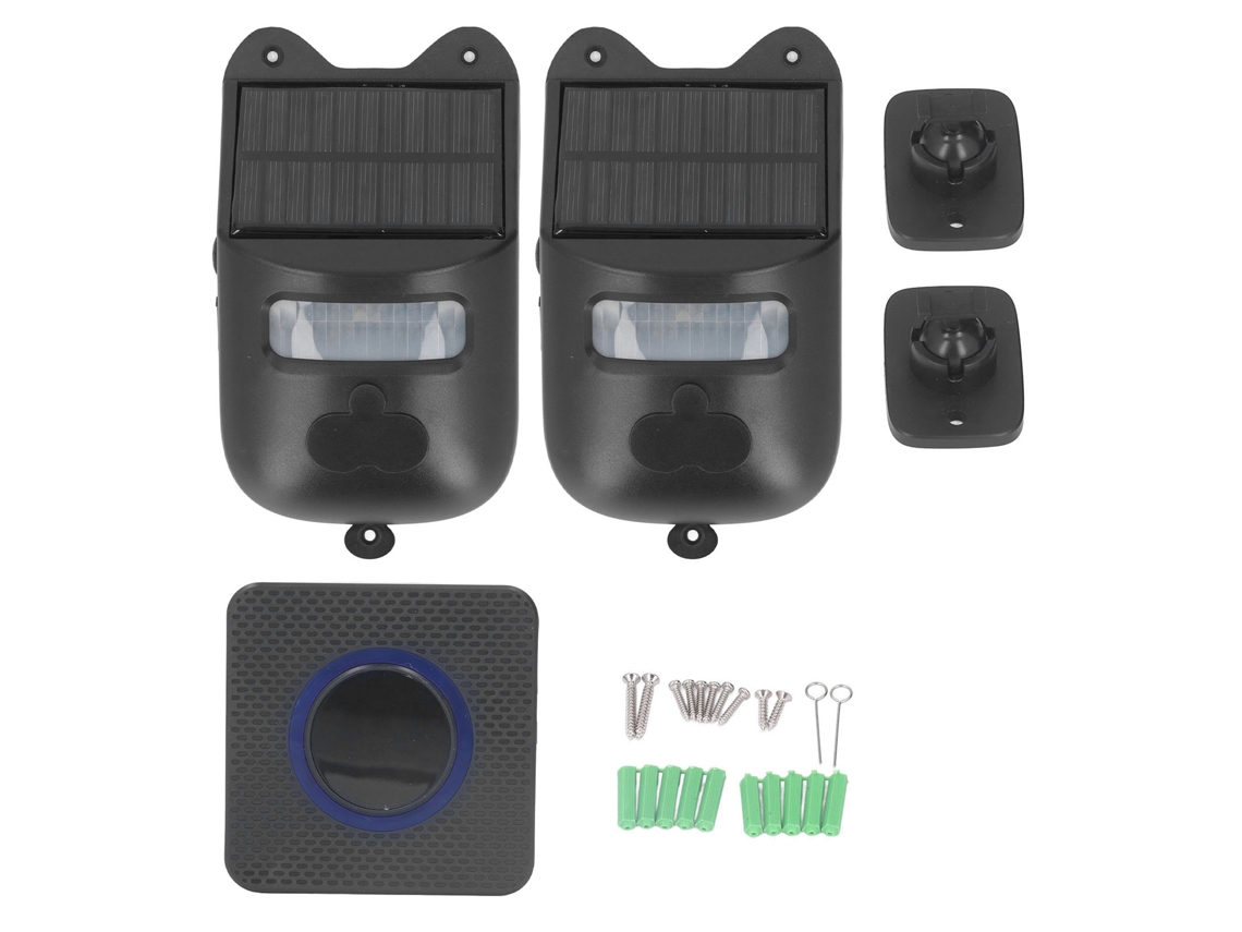 Alarma De Entrada Solar Con Sensor Infrarrojo Y Luz Estroboscópica Exterior