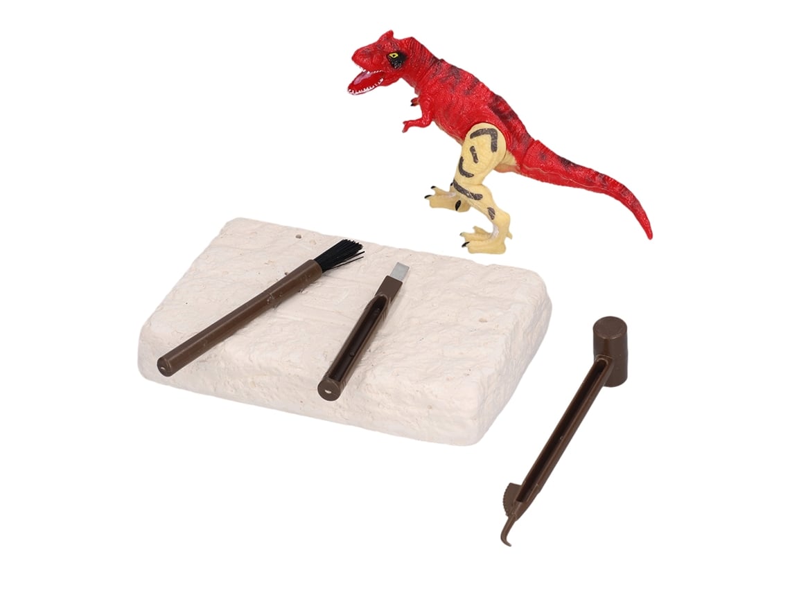 Kit realista de excavación de dinosaurios, juguete arqueológico para niños, fósiles de tiranosaurio, educativo.