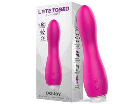 Vibrador Silicona Rosa LATETOBED