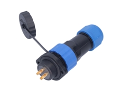 Conector De Energia Aéreo Flange Ip68 Impermeável Plug Tomada Industrial Ac380v 25a Sp204 Pin