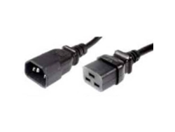Accesorio de enlace LK10040, 1,8 m, macho-hembra, acoplador C14, acoplador C19, negro