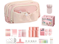 Kit escolar, para creatividad, maquillaje, lápices, oficina, viajes, para niños y niñas.