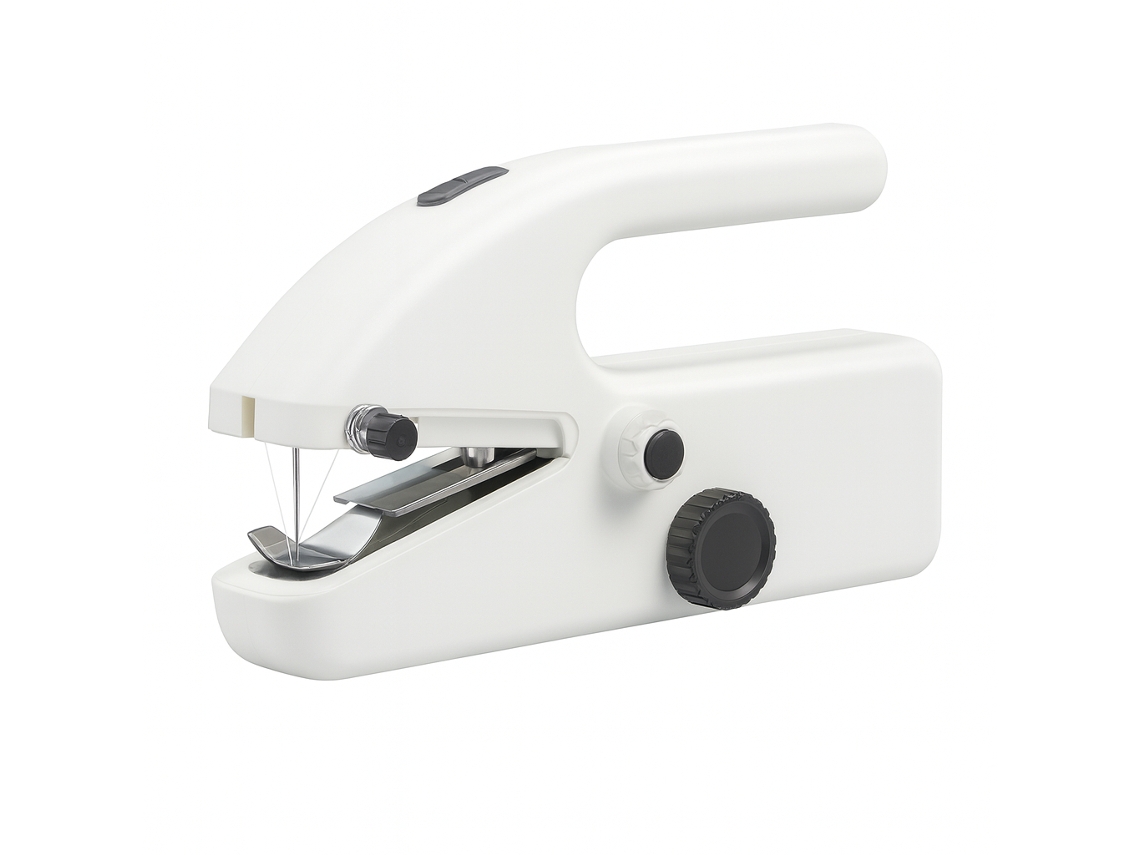 Minimáquina de coser portátil Pritech Pbp 931, color blanco