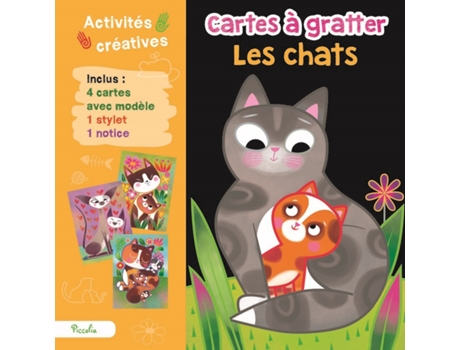 Scratch Art The Cats PICCOLIA (4 años)