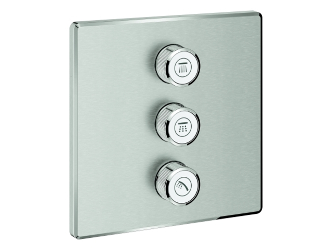 Grohe Grohtherm Smartcontrol Válvula Oculta De 3 Vías, Color Supersteel