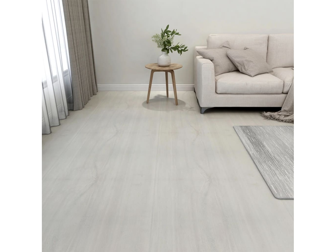 Tarimas De Suelo Autoadhesivas 20 Uds Pvc Crema 1,86 M²