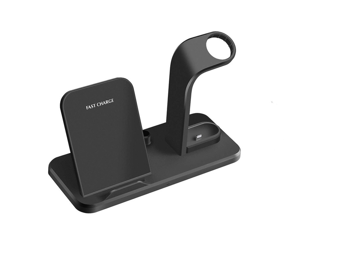 Cargador Sem Fio Removível Para Apple, Samsung Yizhood Negro