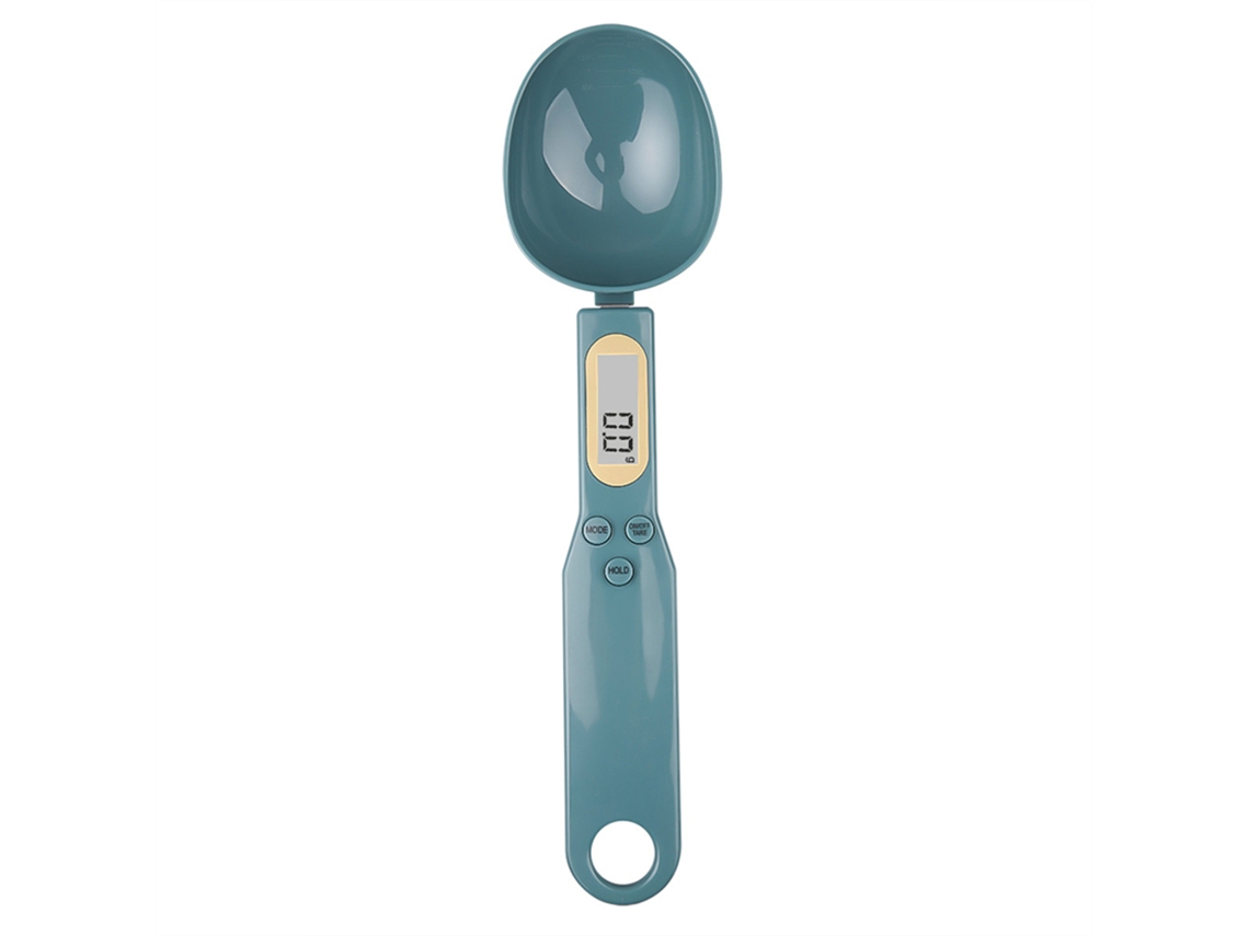 Cuchara De Cocina Digital (azul), 500 G/0,1 G, Báscula Electrónica Lcd, Taza Medidora Con Precisión De 0,1 G.