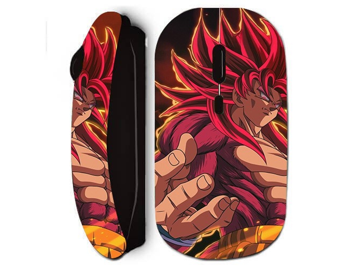 Ratón inalámbrico Dragon Ball Daima Goku Ultime Ssj4 negro Maniacase