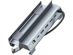 Concentradores Usb-c De Aluminio De 3 Puertos 4k 120hz Con Gigabit Ethernet Para Juegos Y Uso De Oficina.