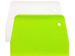 VVJIJILLY 2pcs Raspador De Massa Plástico Seguro Para Alimentos, Raspador Flexível Para Pão, Bolo, Pasta De Açúcar, Prático E Multifuncional