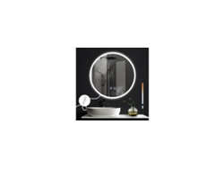 ZMH Espejo de Baño LED con Iluminación Táctil e Intensidad Ajustable