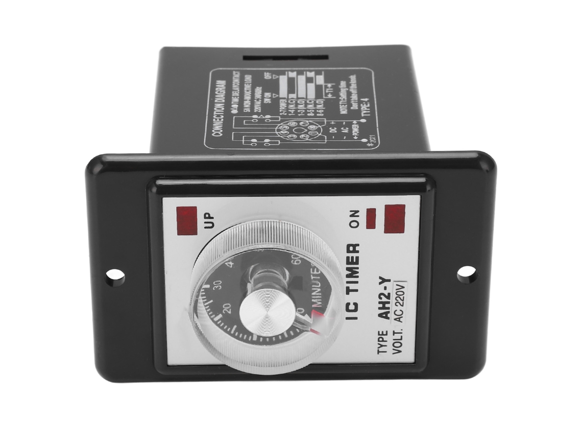 Omni-relé De Tiempo Ah2‑y 60m Retardo Ajustable 8 Pines 220vac Para Equipos De Automatización