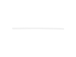 Barra redonda de PTFE branca resistente à corrosão, 15 x 500 mm