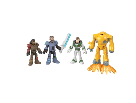 Disney Imaginext Lightyear Multipack Zap Patrol, figuras de juguete para niños y niñas +3 años