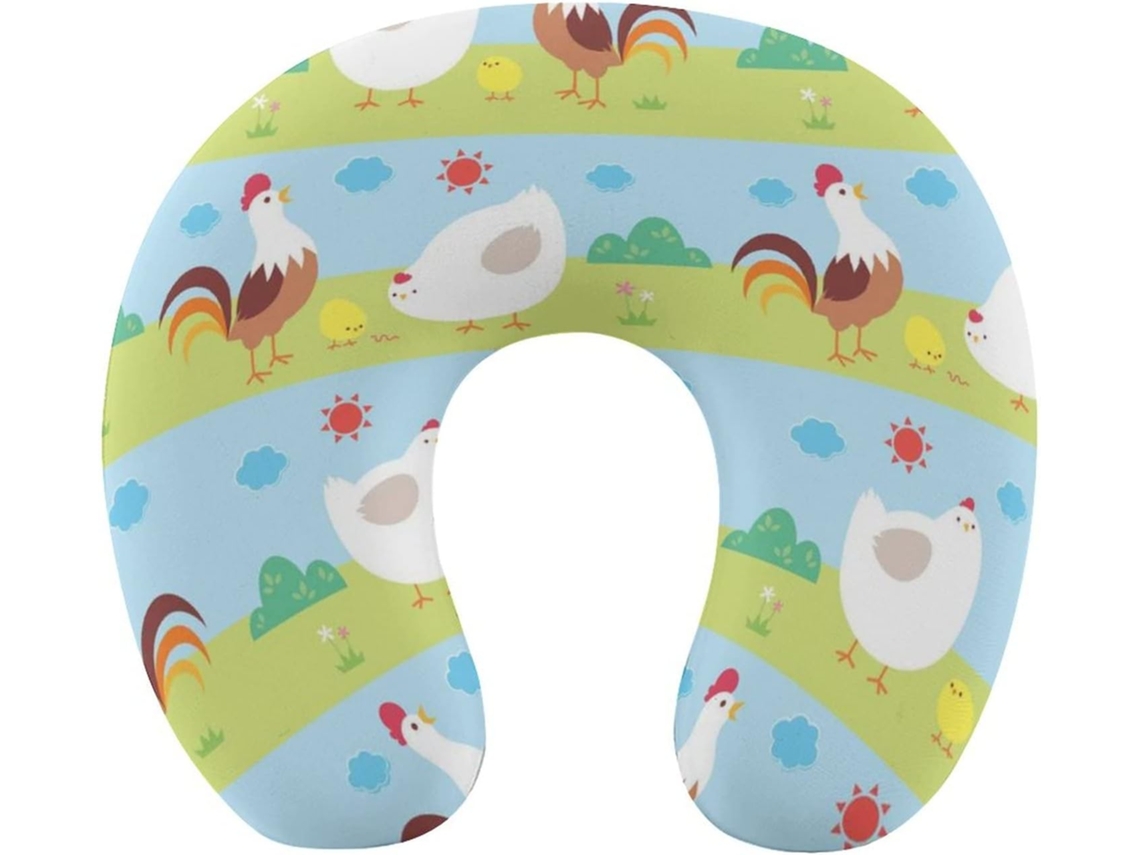 Almohada Viaje Cuello – Espuma Viscoelástica Viscoelástica Fácil Relajación Cómodos Familia.brfácil