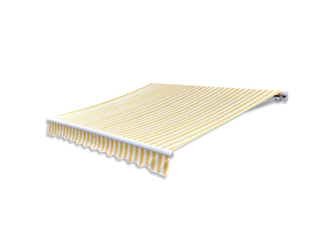 Toldo VIDAXL Amarillo Tela (400 cm)