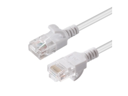 Cable U/UTP Cat6 de 1,5 m, color blanco, fino
