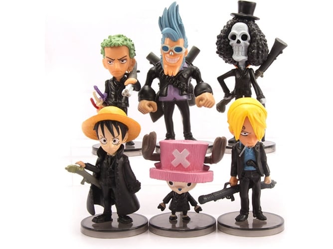 Figuras EASTVAPS One Piece Chopper Luffy Black (6 Piezas)