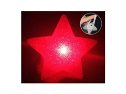 Mini luz nocturna de PVC con luz cálida, una bonita luz nocturna en forma de estrella para el dormitorio. Rosewell