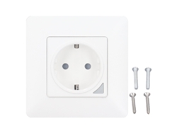 Enchufe de pared inteligente con control remoto Wi-Fi de 2,4 GHz para Google Home Hjkjyx
