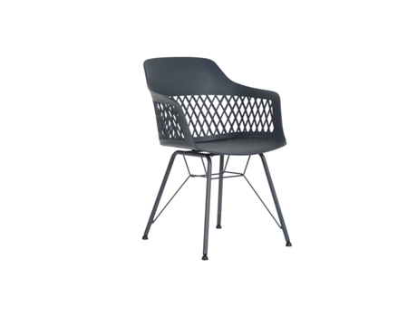 Silla DKD Home Decor 57 x 57 x 80,5 cm Azul marino